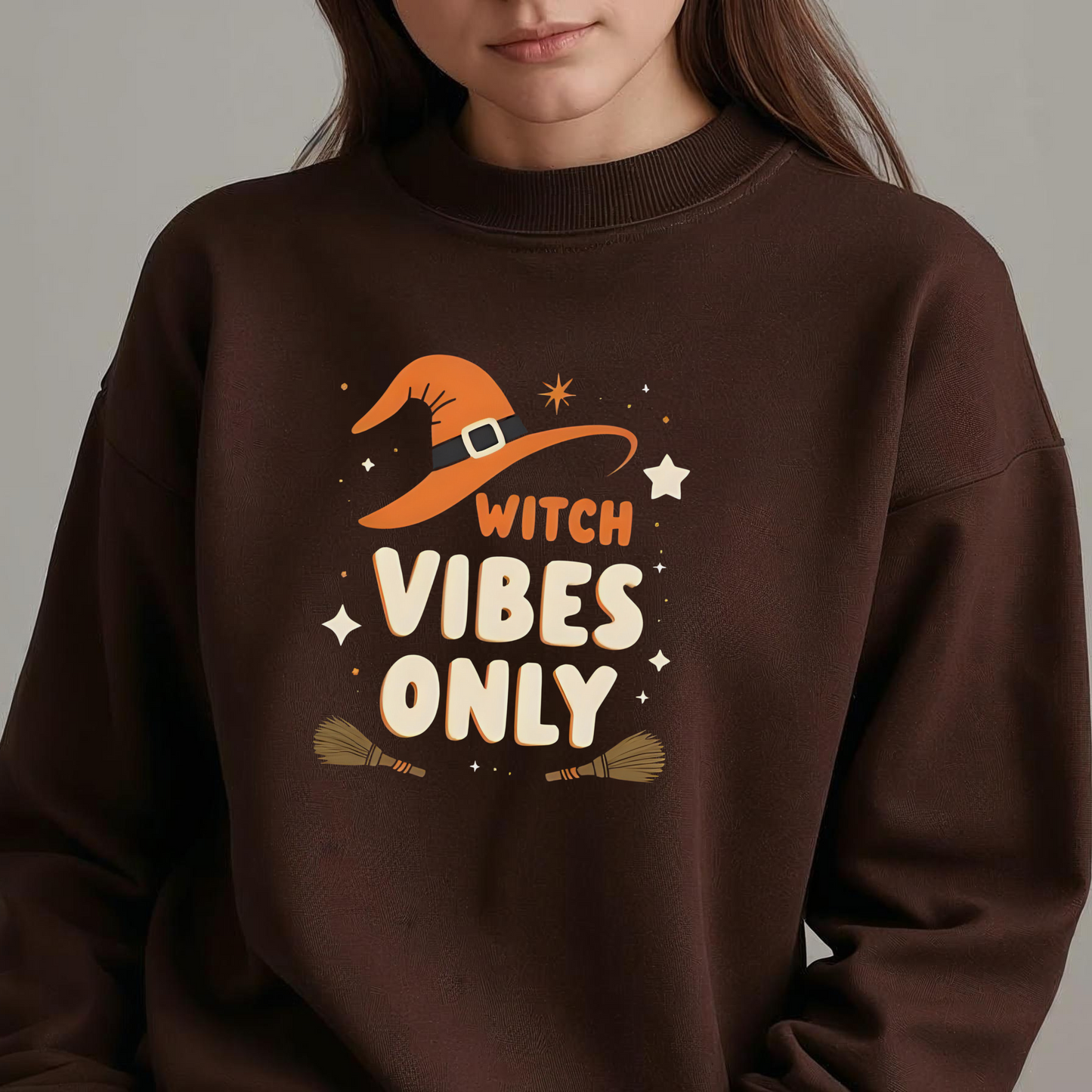 Witch Vibes Only Sweatshirt – Limited Halloween Edition