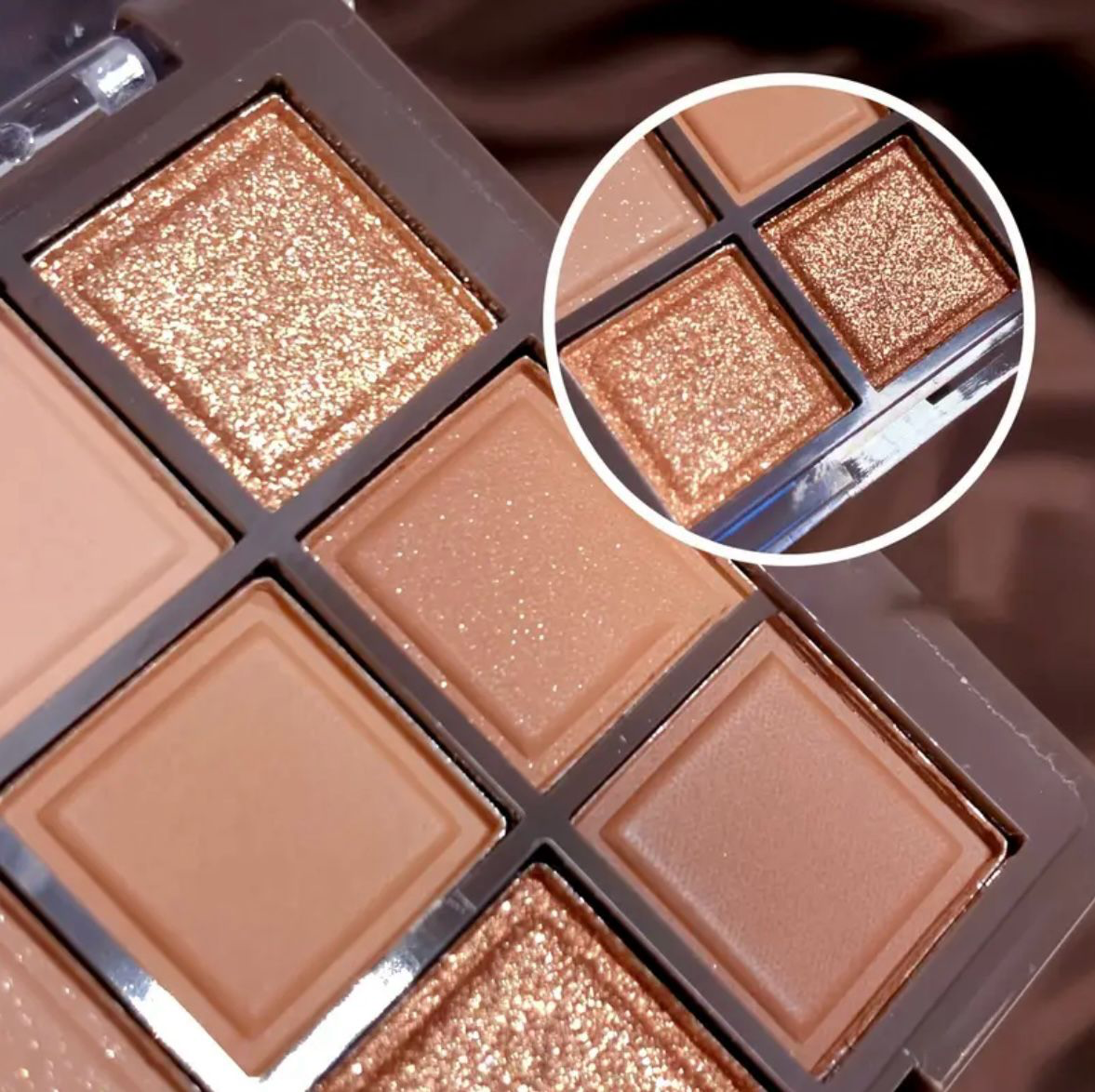 Palette Fards à Paupières 9 Couleurs chocolat – Créativité & Éclat