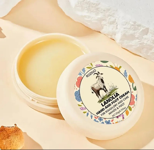 Crème Hydratante Pieds & Mains à la Lanoline – Douceur Intense