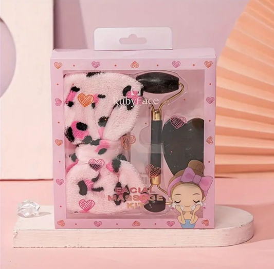 Kit de Massage Facial – Soin Relaxant & Éclat Naturel