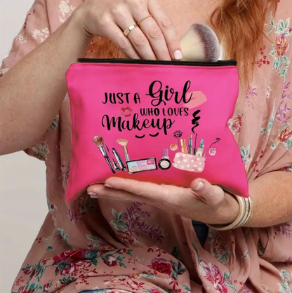 Trousse de Maquillage Rose – Élégante & Pratique